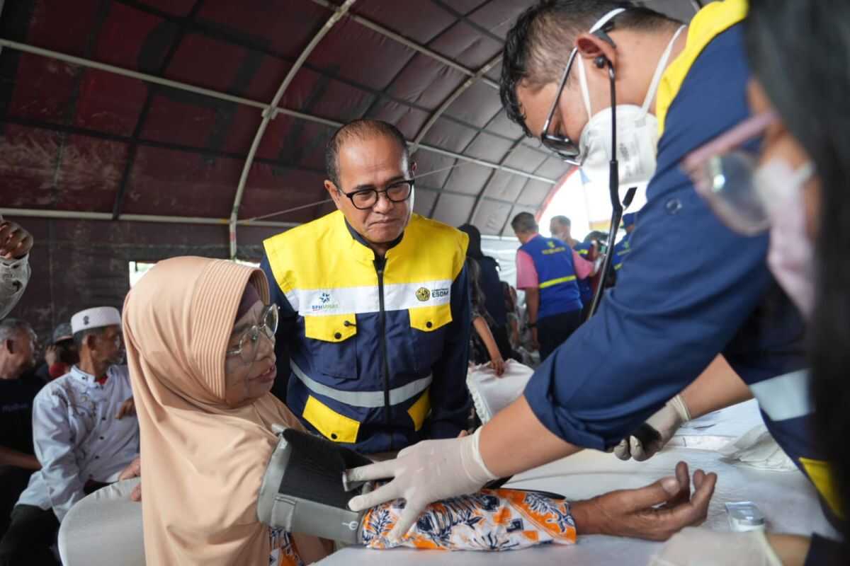 BPH Migas and Directorate General of Mineral and Coal Provide Health Services in Aceh Tamiang