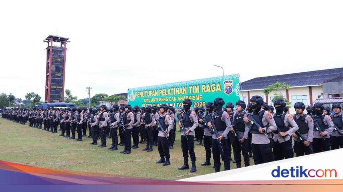 Ahead of Fasting Month, Riau Police Strengthen RAGA Team's 'Combat' Capabilities to Prevent Crime