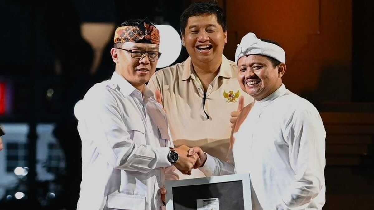 Dony, Sumedang Regent, Leaves PPP and Joins Gerindra, Welcomed by Sugiono