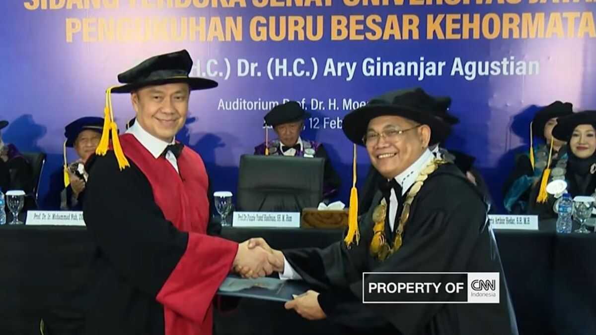 Ary Ginanjar Officially Becomes Honorary Professor at Jayabaya University