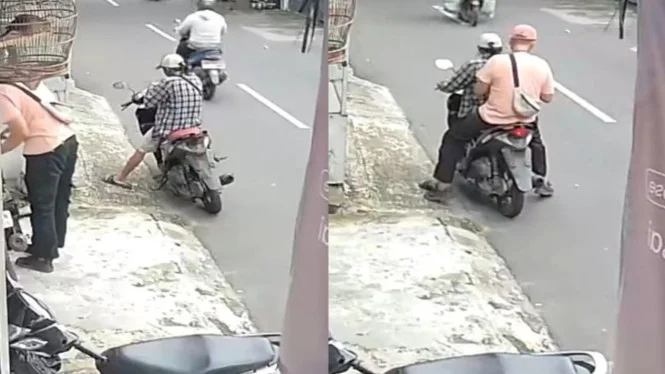 Man Caught Sticking Online Gambling QR Code Stickers in South Jakarta, Police Investigate