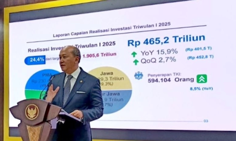Singapore Remains Indonesia's Largest Foreign Investor with US$4.6 Billion in Q1 2025