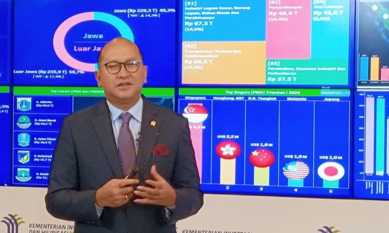 Base Metal Industry Leads Q1 2025 Investment at Rp67.3 Trillion