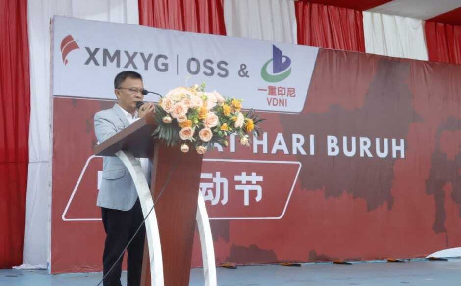 Konawe Deputy Regent Attends International Labour Day Commemoration at Stainless Steel Plant