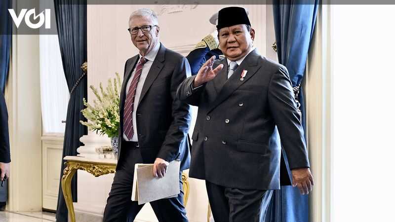 President Prabowo Receives Bill Gates at Merdeka Palace