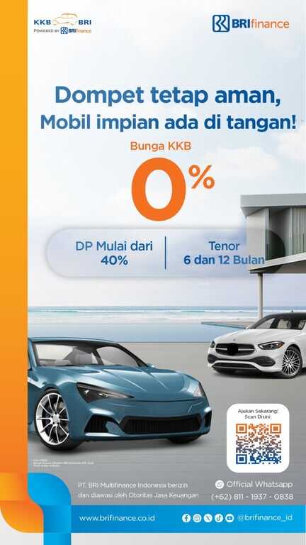 BRI Finance Backs Government's Electric Vehicle Incentive Policy with Competitive Financing Schemes