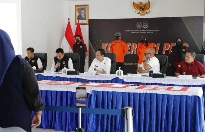 North Jakarta Immigration Office Detains Two Chinese Nationals Over Fictitious Companies