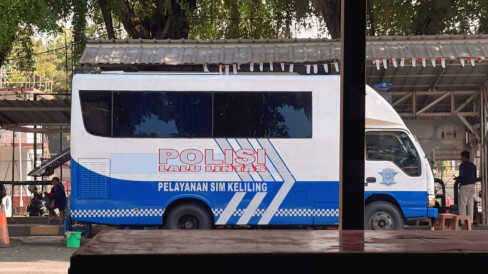 South Tangerang Police Release Mobile Driving Licence Service Schedule for Wednesday