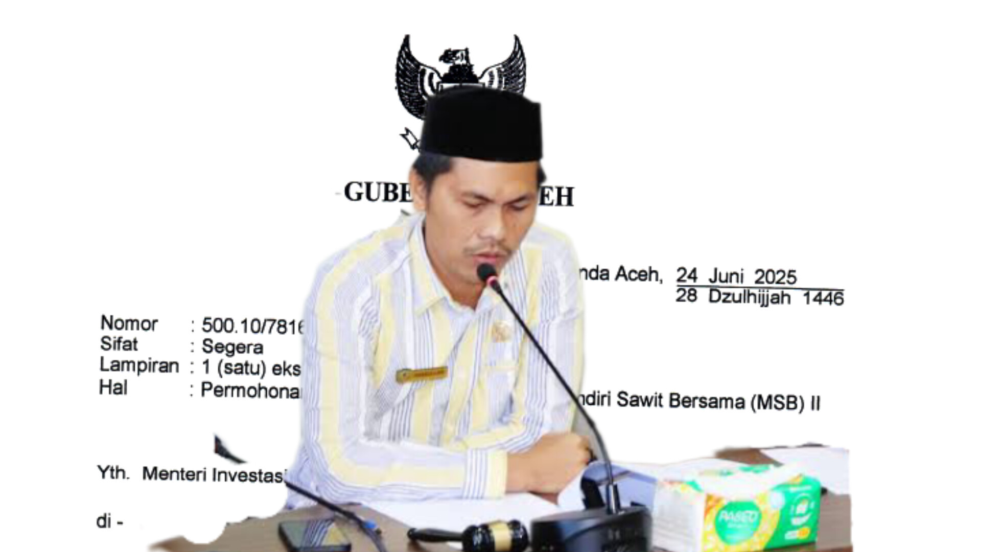 Subulussalam Legislature Backs Aceh Government's Call for Temporary Closure of Palm Oil Company PT MSB II