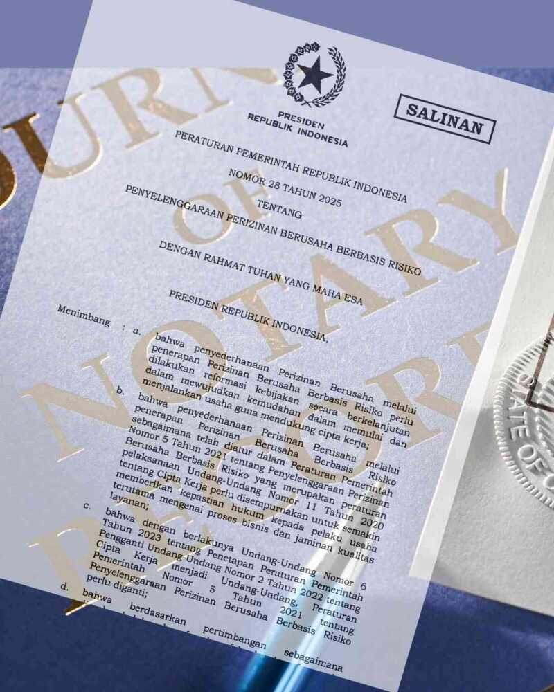 Government Regulation 28/2025: A Complete Overhaul of Indonesia's Risk-Based Business Licensing System