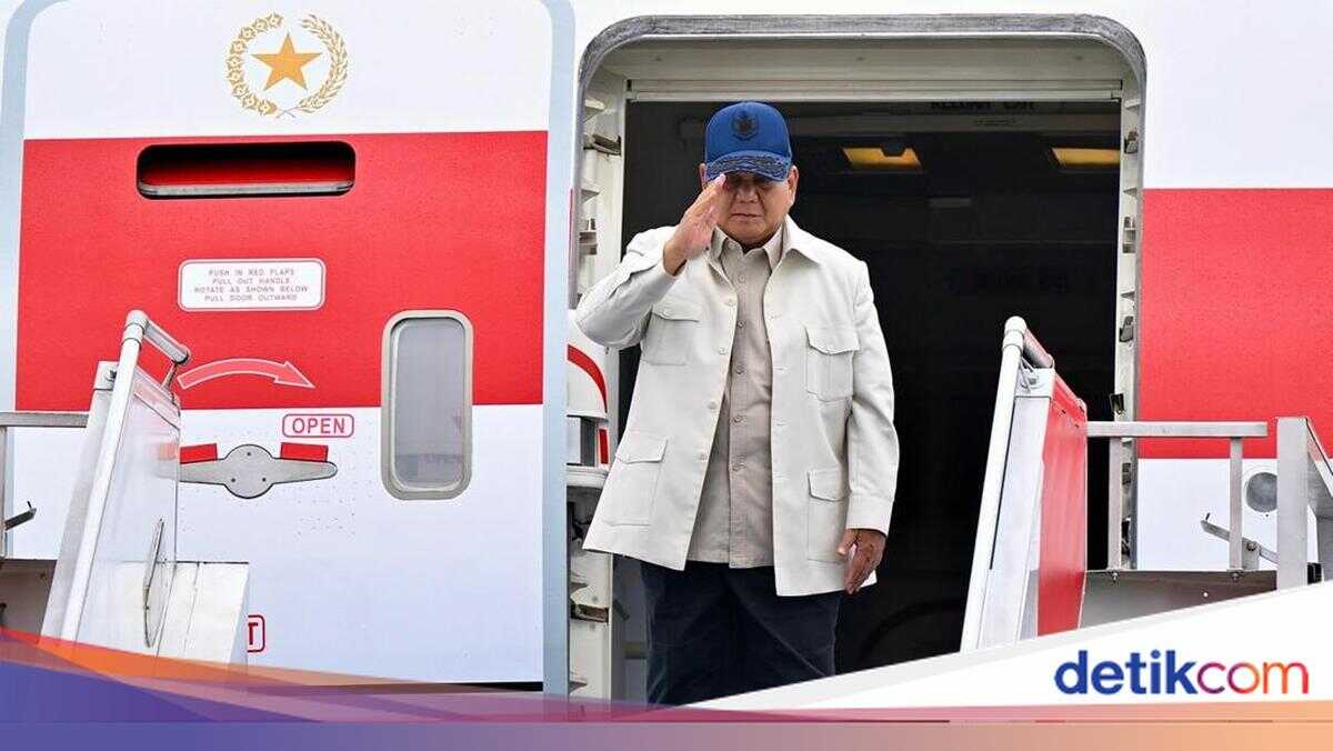 Prabowo Flies to US Accompanied by Bahlil and Teddy, Set to Meet Trump