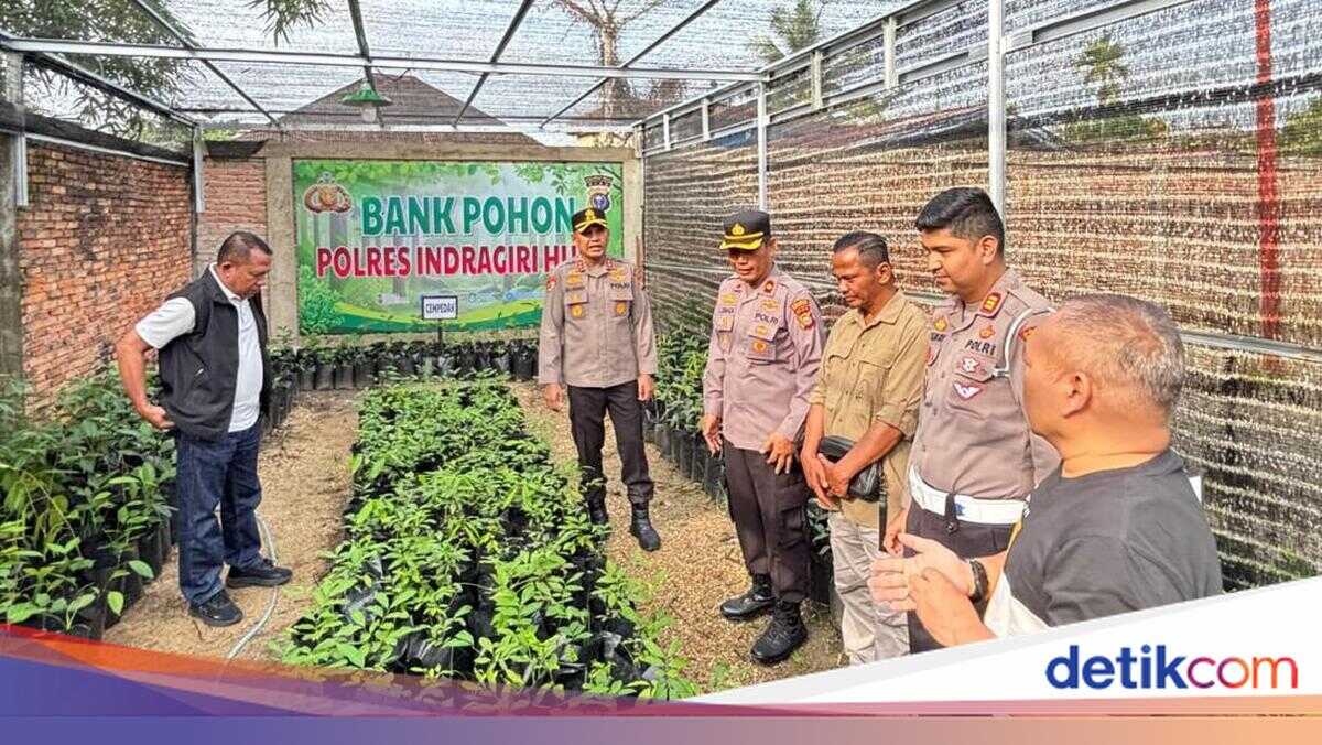 Supporting Green Policing, Inhu Police in Riau Launch Tree Bank