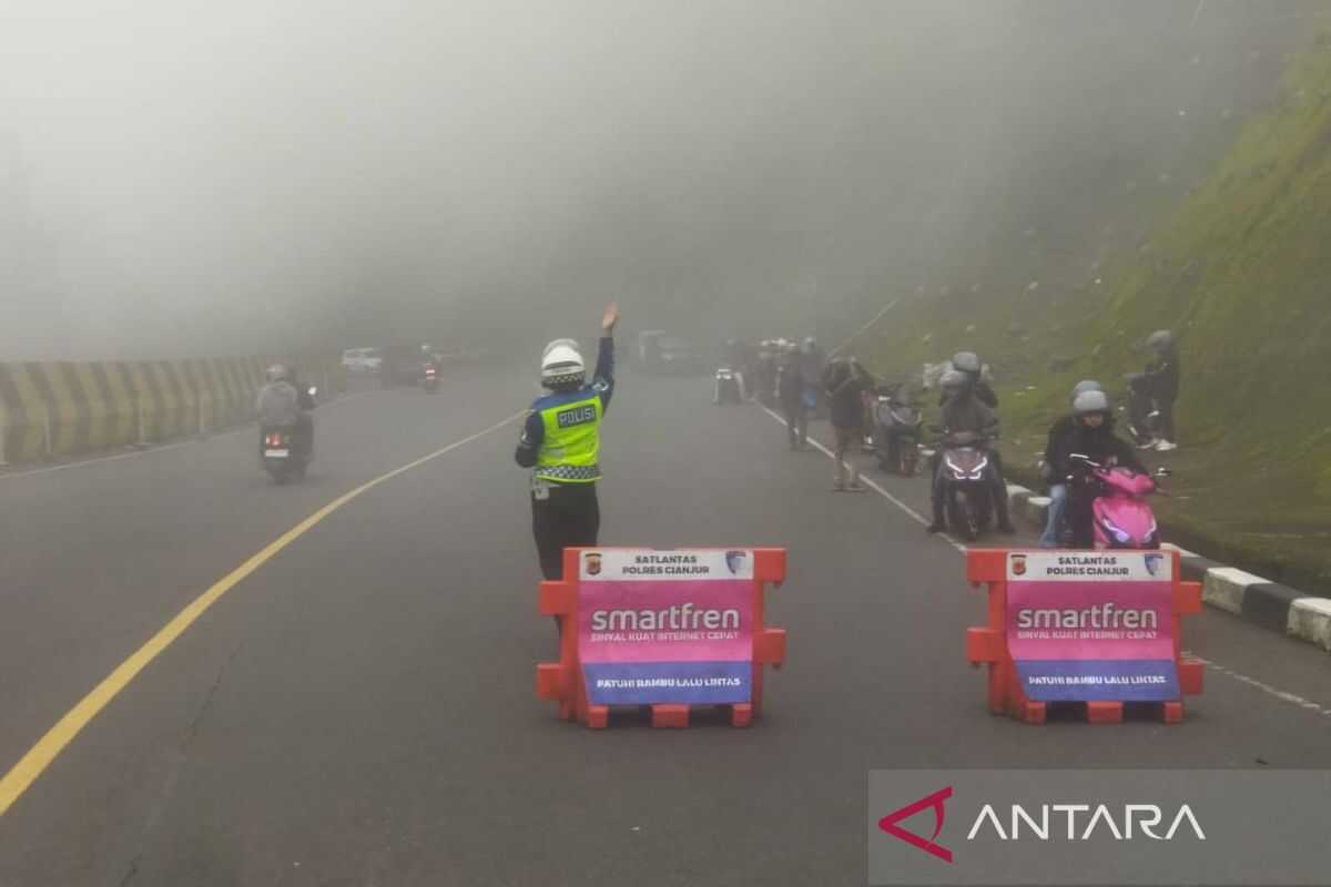 Cianjur Police: One-Way Traffic System Imposed as Vehicle Volume Rises