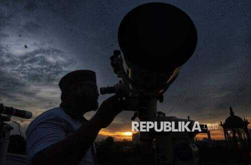 Crescent Moon Not Sighted During Observation at Al-Musyariin Basmol Mosque in Jakarta