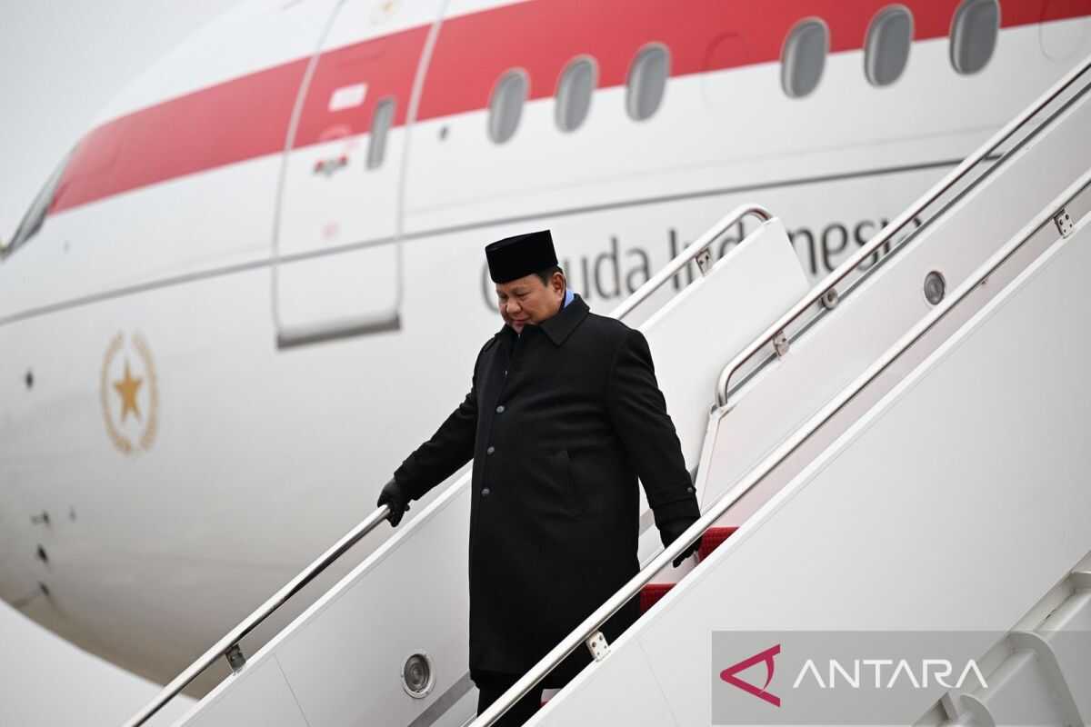 President Prabowo arrives in US for trade and Gaza summit