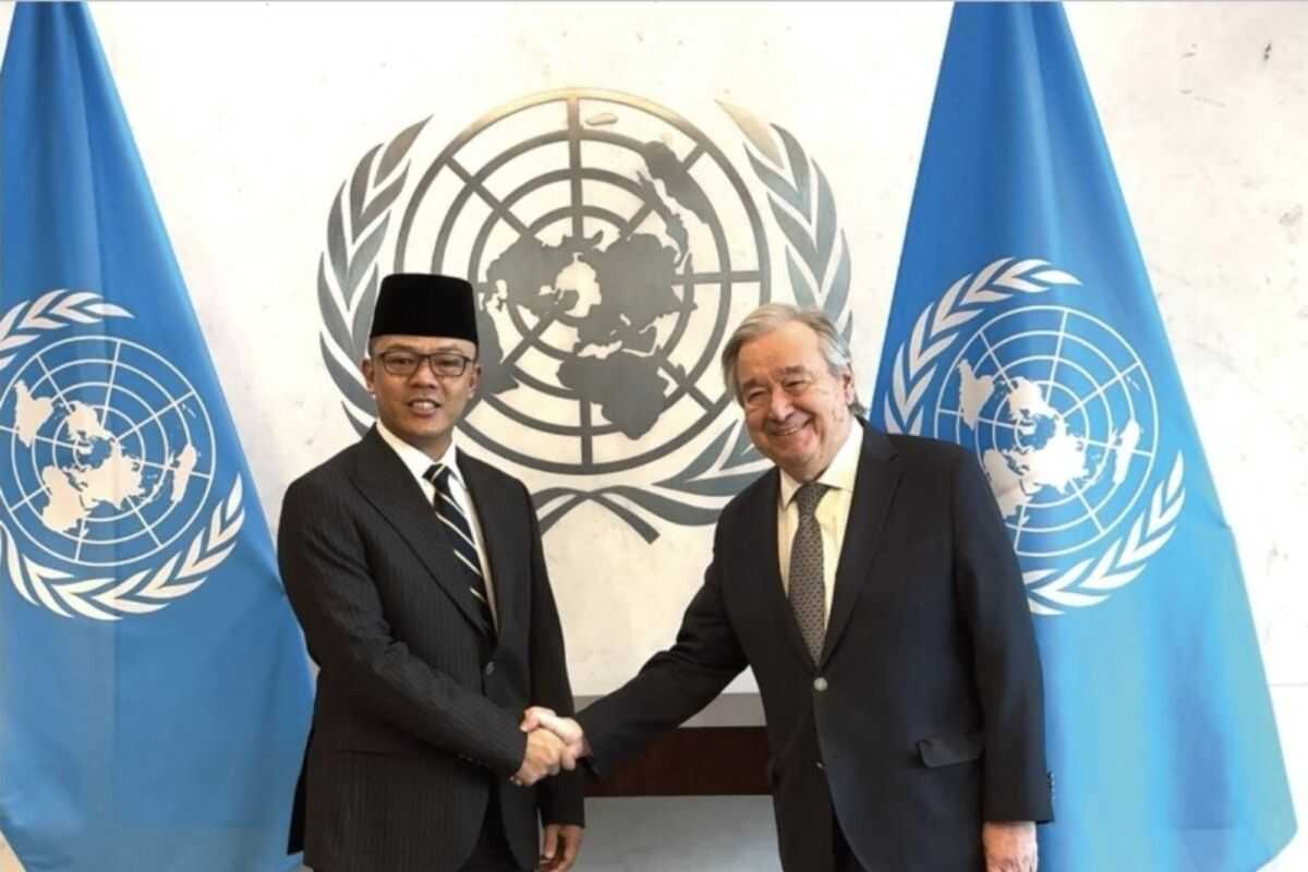 Indonesia and UN chief push for Palestinian peace and stronger multilateralism