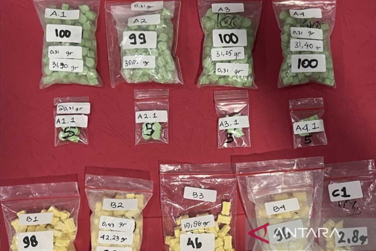 Two Men from Lampung Arrested for Distributing Ecstasy in Central Jakarta