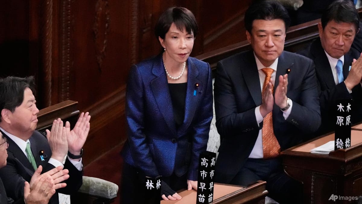 Takaichi formally re-elected as Japan's prime minister with a goal of pushing to the right