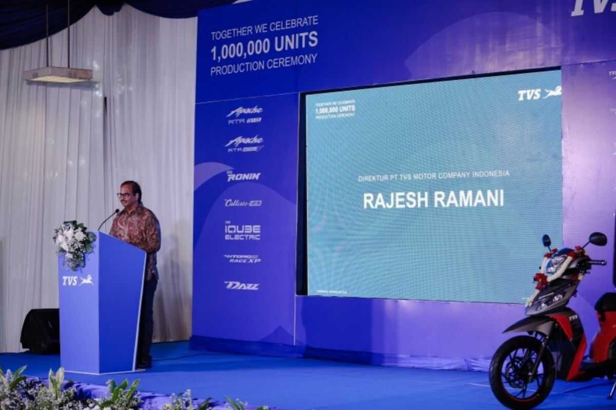 TVS Motor invests Rp4.2 trillion during its presence in Indonesia