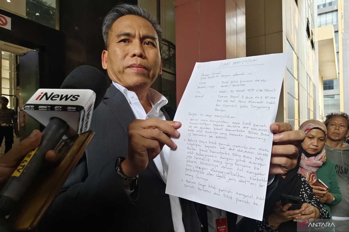 Former Bima City Police Chief Claims He Never Ordered Subordinate to Collaborate with Drug Dealer