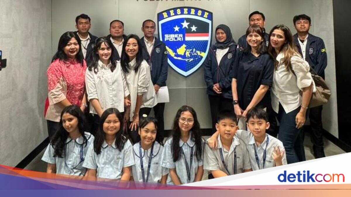 Jakarta Metropolitan Police Cyber Crime Unit Hosts Students and Provides Cybercrime Education
