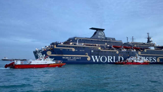 Indonesian Crew Member Killed in Cruise Ship Fire off Singapore