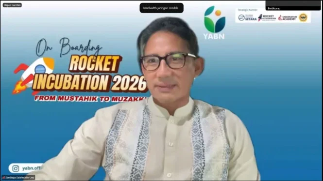 Sandiaga Uno: Rocket 2026 Creates Jobs for Indonesia's Young People