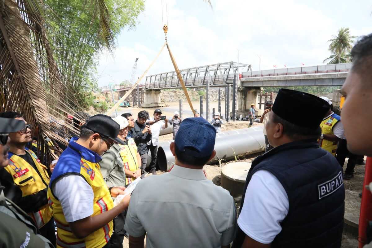 Home Affairs Minister: Krueng Tingkeum Bridge in Bireuen Expected to Be Completed by July 2026