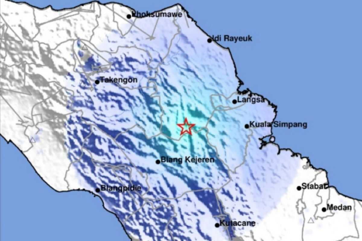 BMKG: Shallow Earthquake Strikes Gayo Lues, Aceh on Sunday Morning