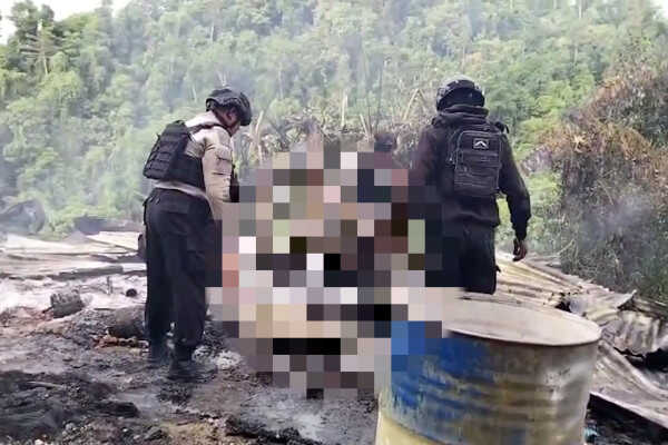 Armed Criminal Group Attacks Security Post in Nabire, Police Recover Two Charred Bodies