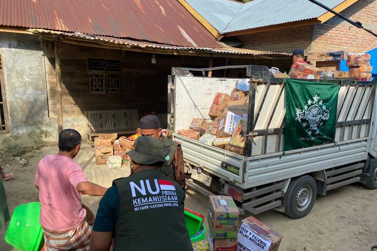 LAZISNU East Java Sets Up Community Kitchens in Aceh Tamiang During Ramadan