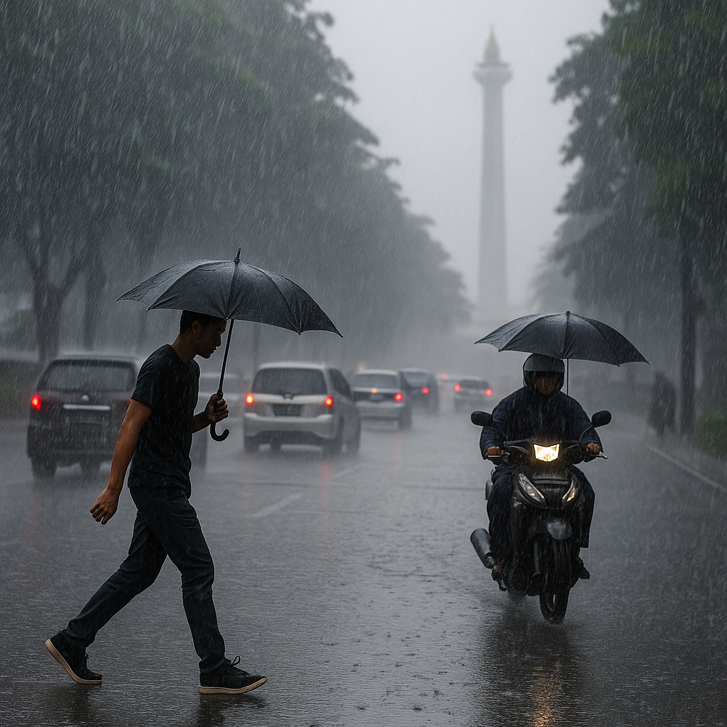 Microplastics in Jakarta Rain: BRIN Study Reveals Air Pollution Crisis Linked to Plastic Waste
