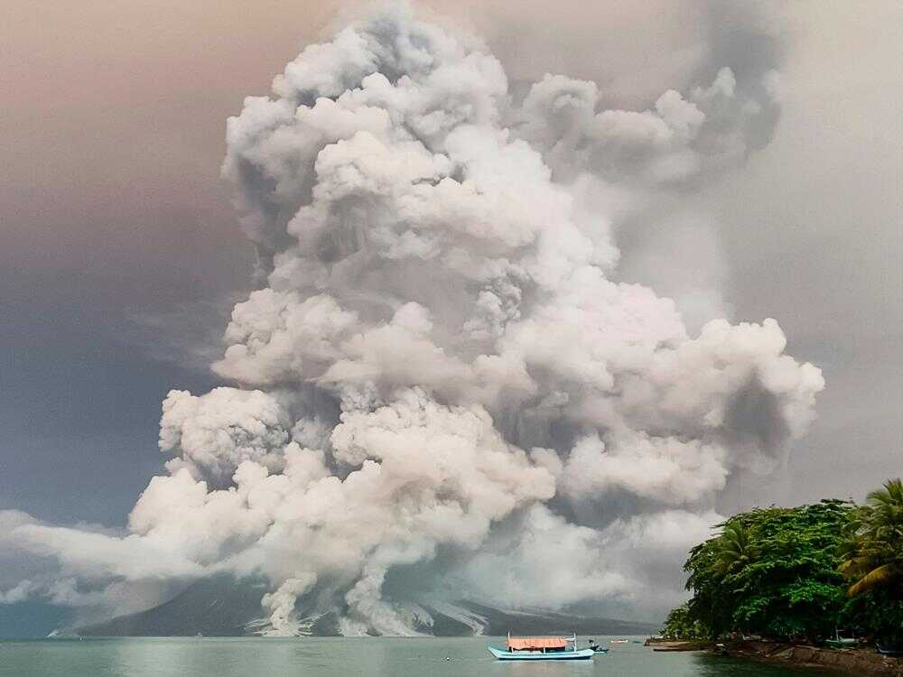 Indonesia's Mount Ruang Volcano Erupts: Evacuations and International Airport Closure Follow
