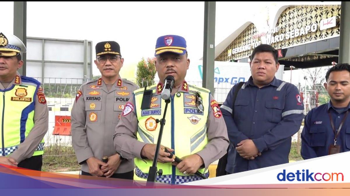 National Traffic Police Chief Surveys Trans Sumatera Toll Road to Ensure Readiness Ahead of Mudik Season