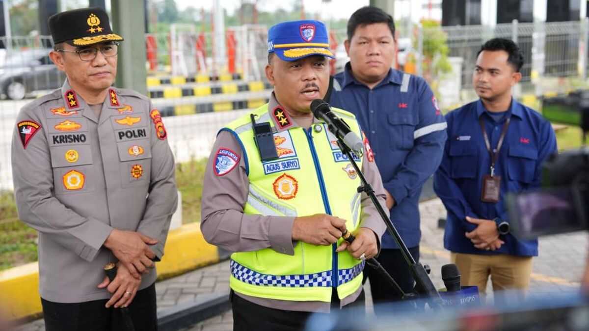 Traffic Police Chief Inspects Trans Sumatra Route Ahead of Lebaran Exodus