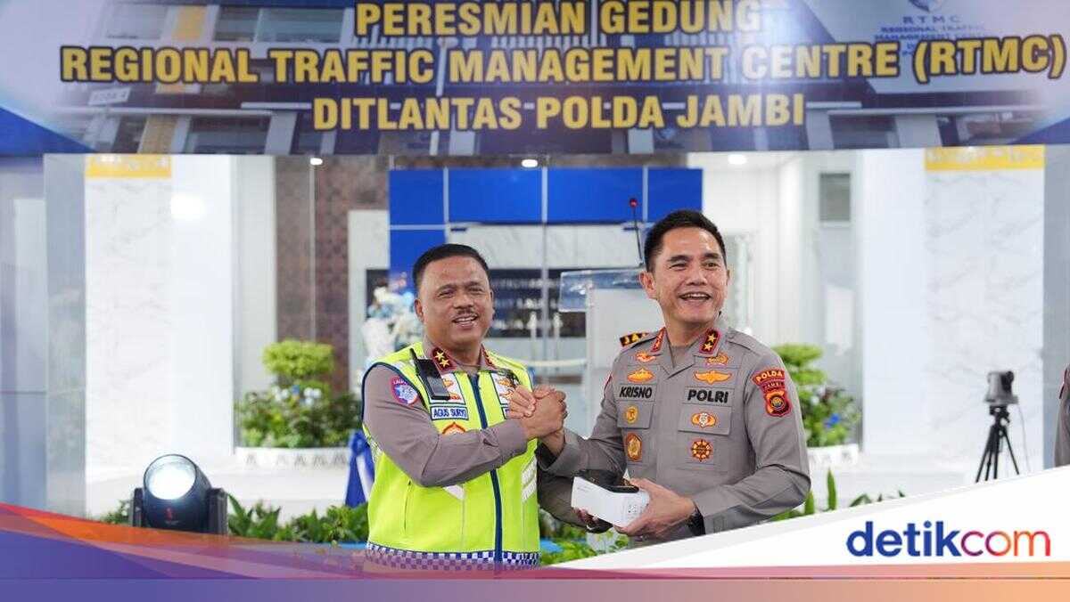 Jambi Police RTMC Building Inaugurated as Traffic Corps Chief Declares: 'A Traffic Officer's Smile is the Primary Road Marking'