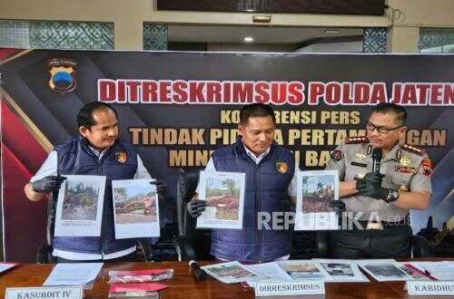 Central Java Police Arrest Two Illegal Sand and Soil Mining Operators in Kendal and Boyolali