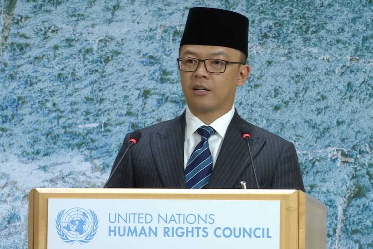 Indonesia Assumes UNHRC Presidency, Pushes for Peace in Palestine and Myanmar