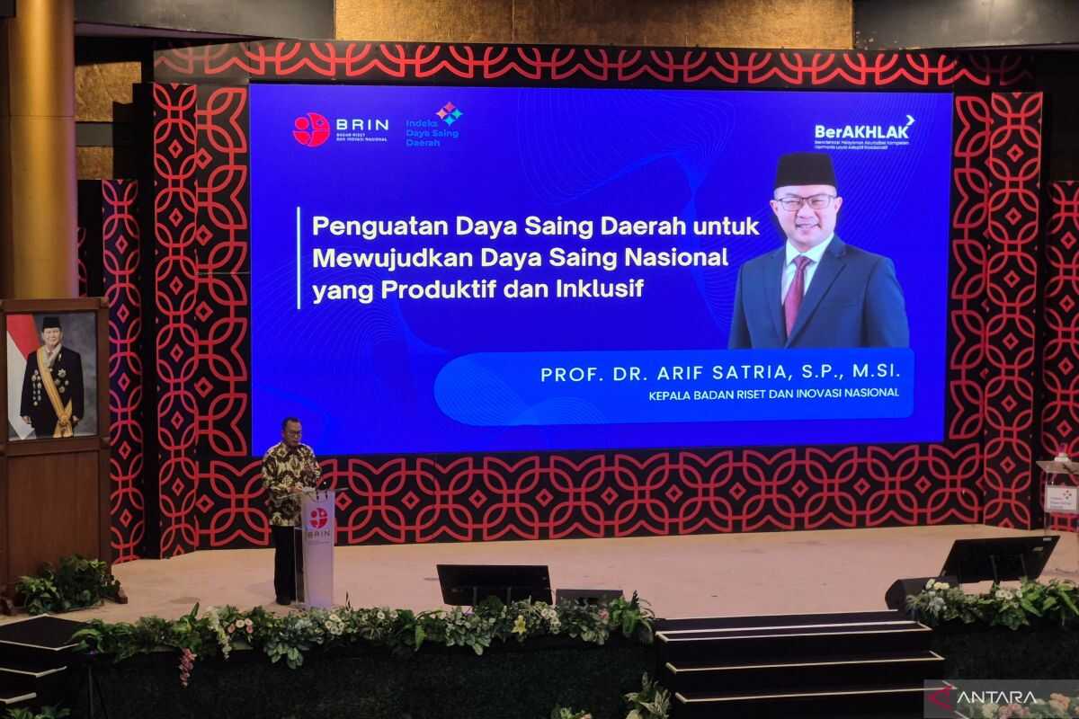 BRIN Launches 2025 Regional Competitiveness Index as Development Benchmark