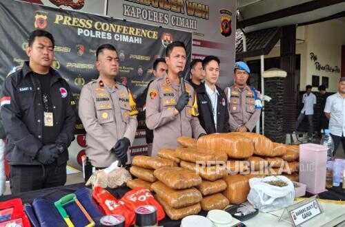 Cannabis Shipment Worth IDR 600 Million Intercepted in Greater Bandung Drug Bust