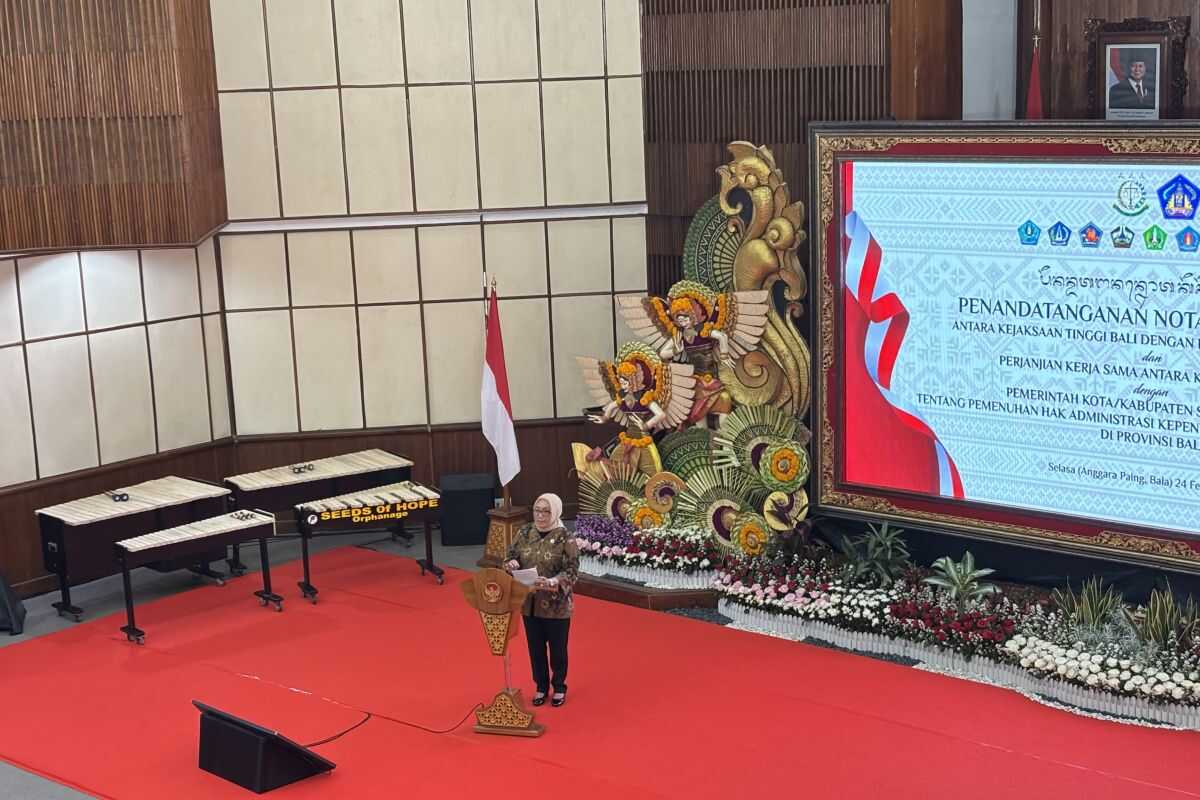 Minister of Women's Empowerment and Child Protection Praises Bali for Fulfilling Administrative Rights of Neglected Children
