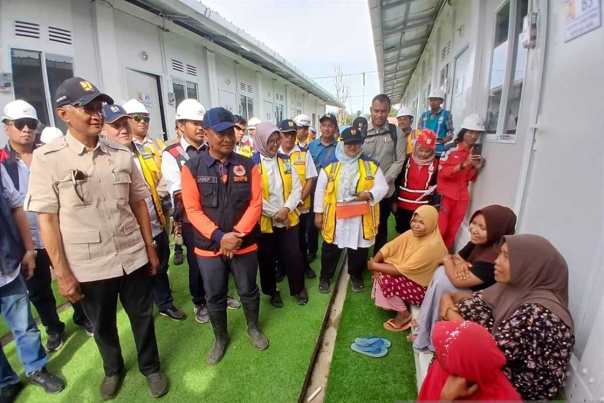 Langkahan Residents Express Satisfaction with Ministry of Public Works Temporary Shelters, Especially for Children
