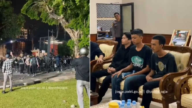 Three Students Briefly Detained During Violent Protest at DIY Regional Police Headquarters, Now Released