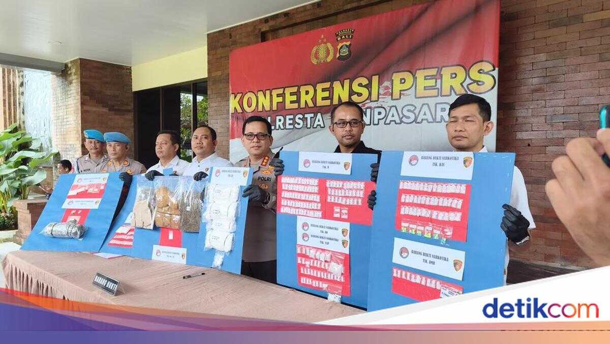 Denpasar Police Uncover 32 Drug Cases, Arrest 37 Suspects