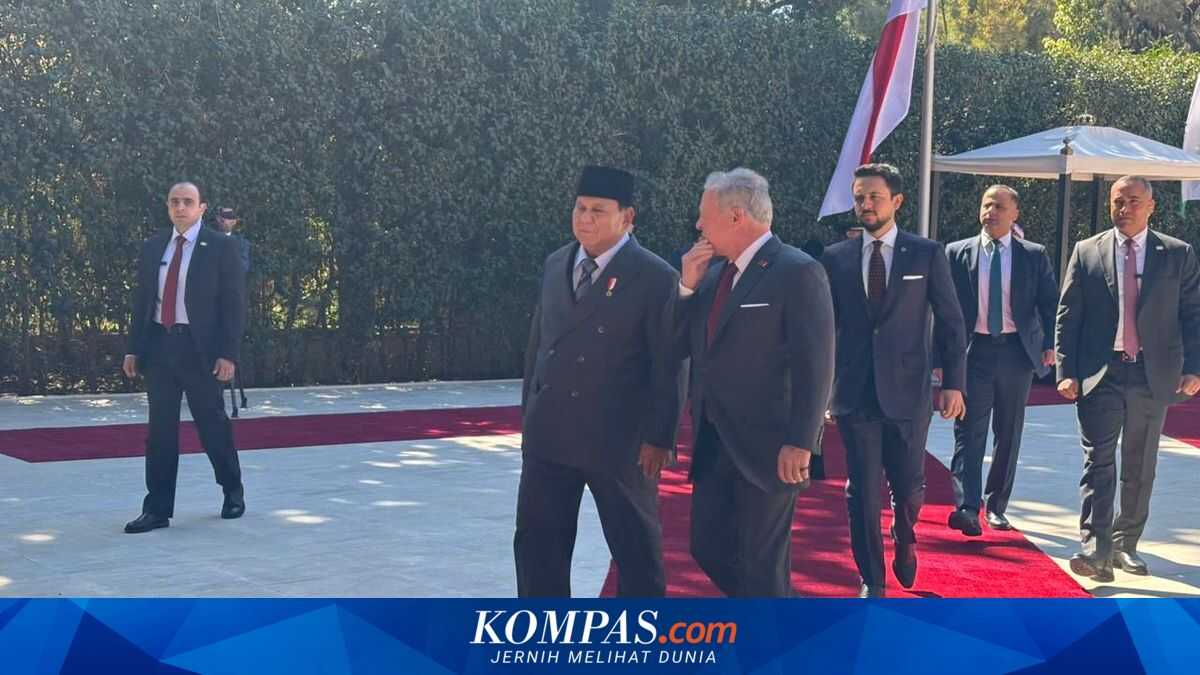 Welcoming Prabowo, King of Jordan: Ramadan Mubarak, My Beloved Brother