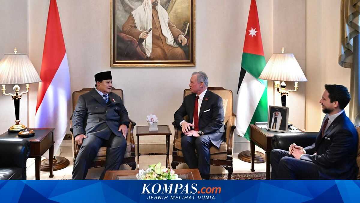 Cabinet Secretary Reveals Outcomes of Meeting Between Prabowo and King of Jordan, Discussing Regional Peace Initiatives and Palestine