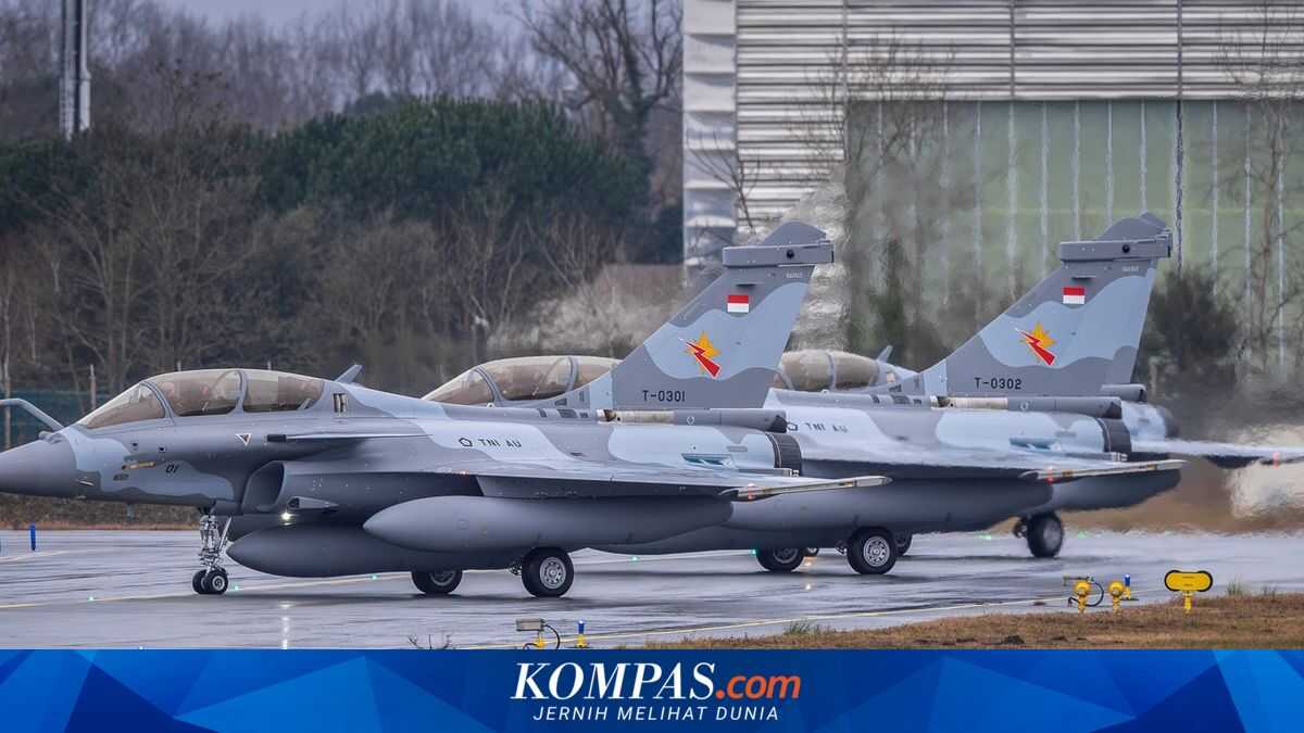 Three More Rafale Fighter Jets to Arrive in Indonesia in Mid-2026