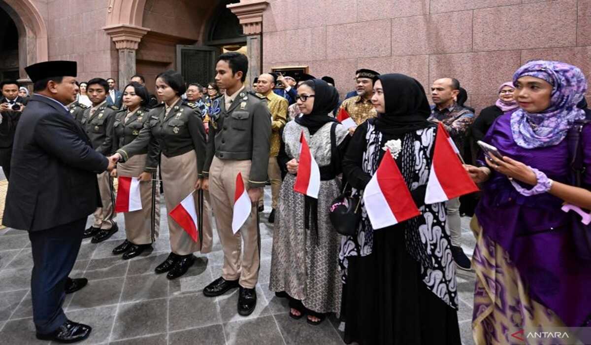 Warm Welcome from Indonesian Diaspora and Students for President Prabowo in Abu Dhabi