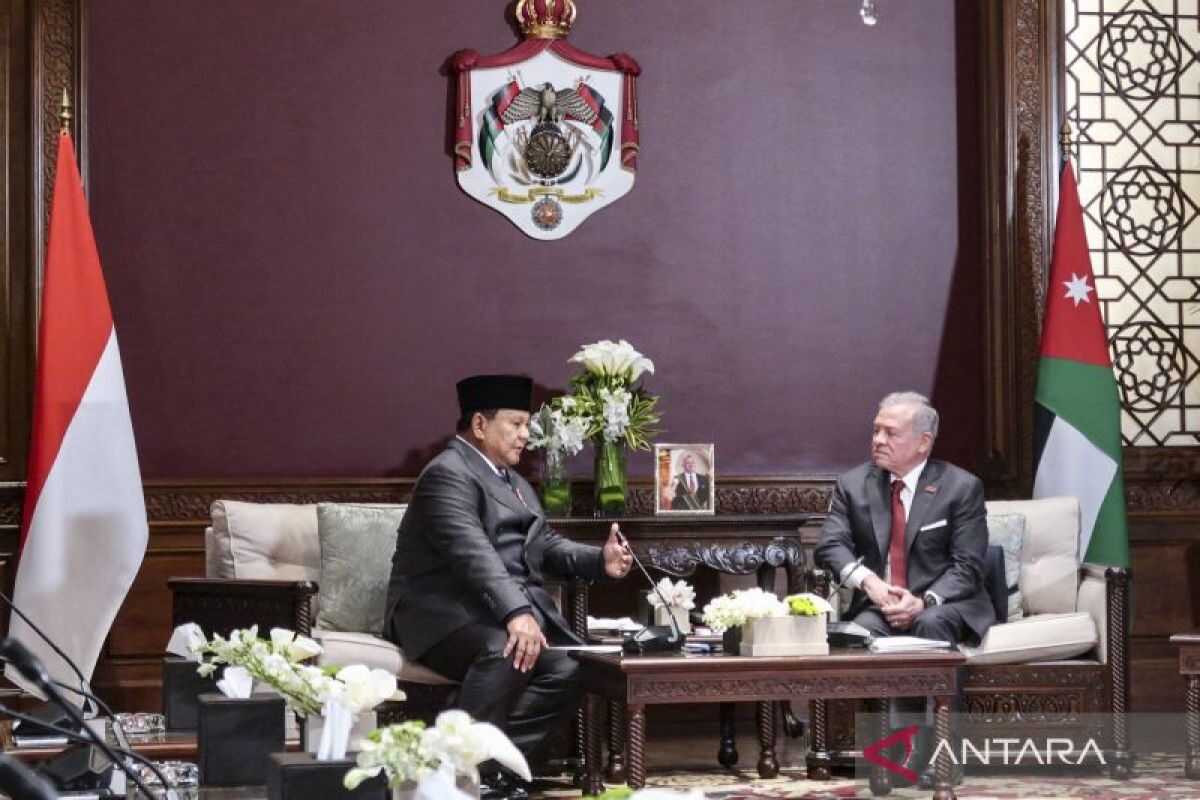 Jordanian King Praises Prabowo for Consistent Support of Palestine