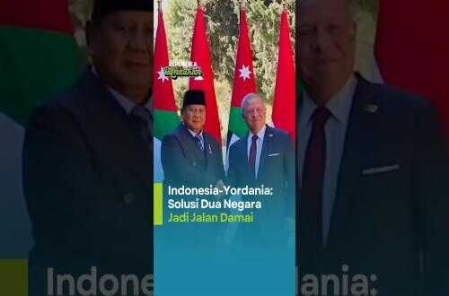 Indonesia and Jordan Agree That the Two-State Solution is the Path to Peace